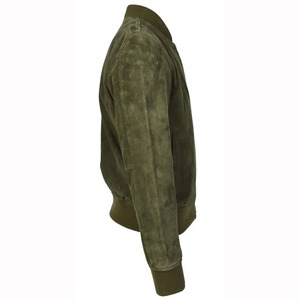 OEM Custom Plus Size Breathable Winter Quilted <b>Suede</b> Leather <b>Jacket</b> High Quality Wholesale Made by Wings Traders - Product Image 4