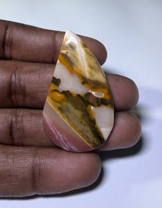 Affection Gems Qualité Supérieure Jaspe Mookaite Naturel Coupe Poire Poli Lisse 42 Carats Magnifique Pierre Précieuse Libre Collection Guérison - Product Image 1