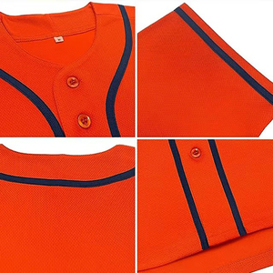 เสื้อเบสบอลคุณภาพสูงแบบกำหนดเองขายดีที่สุดปี 2026 ชุดยูนิฟอร์มเบสบอลเปล่าแบบกำหนดเอง เสื้อยืดเบสบอลขายส่ง เสื้อซอฟต์บอล - Product Image 6