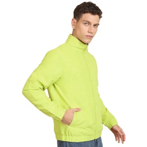 Blousons Bomber Homme Personnalisés Col Montant Imperméables Coupe-Vent Hiver avec Fermeture Éclair Fourniture OEM - Product Image 3