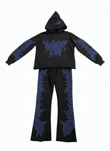 Survêtement réfléchissant pour les courses nocturnes, survêtement pour femmes, tendance, 350 g/m², coton doux et respirant, logo personnalisé, hiver - Product Image 5