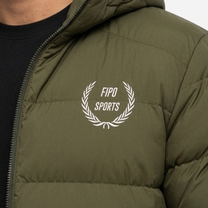 Veste matelassée décontractée pour homme, légère, matériau matelassé, rembourrage chaud, coupe confortable, fermeture éclair intégrale, pour tous les jours, en plein air - Product Image 5