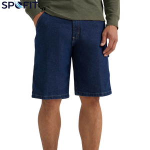 Shorts Streetwear Personnalisés pour Hommes, amples, style travail et jogging, en jean baggy, prix de gros pour garçons - Product Image 1