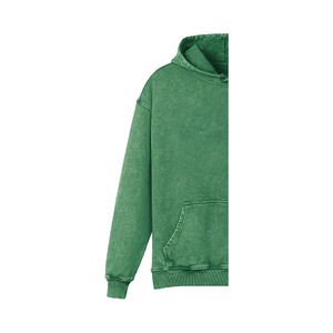 ชุดเดรสฮู้ดดี้โอเวอร์ไซส์ผ้าฟลีซสำหรับผู้หญิง ฤดูหนาว ผ้าฝ้าย 100% ระบายอากาศ กันลม เป็นมิตรกับสิ่งแวดล้อม น้ำหนัก 360 กรัม ปักลายนูน - Product Image 6