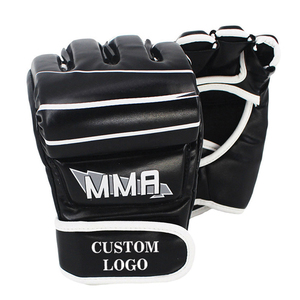 Genuine Leather made MMA <b>Gloves</b> High Quality Padded MMA Sparing Training & Fighting Wear <b>Gloves</b> for Sale in low Price - Product Image 5
