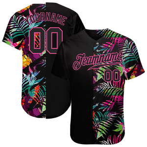 Camiseta de Béisbol Personalizada de Poliéster 100% Transpirable para Hombre, Camiseta de Béisbol Lisa Barata al por Mayor - Product Image 3
