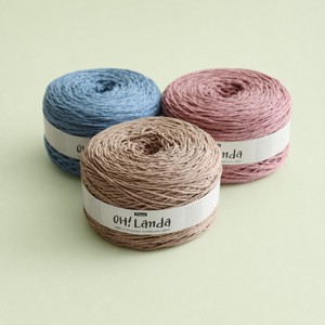 ไหมพรมเส้นหนา OH Landa Combed Cotton Crochet Yarn สำหรับถักมือ น้ำหนัก 200 กรัม ไหมพรมถักมือ ไหมพรมโครเชต์ - Product Image 5