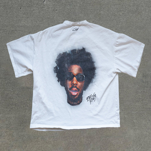Camiseta de Manga Corta para Hombre, Estilo Hipster, Oversize, Ecológica, con Estampado de Máscara, 100% Algodón, Marca IH NOM UH NIT, Venta al Por Mayor - Product Image 4