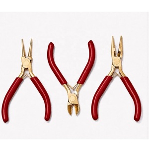 Stainless Steel Jewelry Pliers <b>Set</b> With <b>Pink</b> Purple Blue Handles For DIY Beading Wirework Craft <b>Tools</b> - Product Image 4