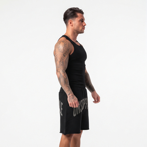 Shorts de sport amples pour hommes avec strass, 100 % polyester polaire, pour entraînement intensif, respirants - Product Image 3