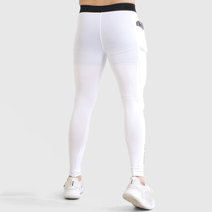 Vêtements de sport pour hommes, leggings de musculation à taille mi-haute, ajustés, pour l'entraînement, la course à pied et les activités athlétiques - Product Image 3
