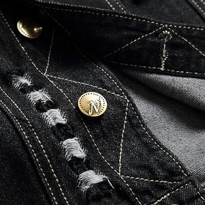 Chaleco Casual de Lona para Hombre, Personalizable al por Mayor, 100% Algodón, Acolchado, con Protección UV, Cuello Alto y Cierre de un Solo Botón - Product Image 5