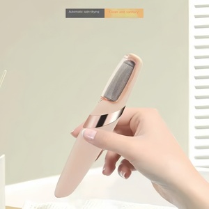 <b>USB</b> <b>C</b> Rechargeable Foot Callus Remover Long Handle Pumice Shaver Foot Rasp Runtime Display - Product Image 5