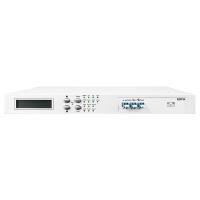 ISEELINK Série 7210 Amplificateur Optique EDFA DWDM 1U 20dBm 1550nm Bande C 4 Ports <5.5dB Bruit Direct Usine