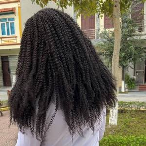 Paquetes de cabello humano rizado al por mayor, con cutícula alineada, sin procesar, estilo onda natural, de origen vietnamita y birmano, marca Cdy Hair - Product Image 3