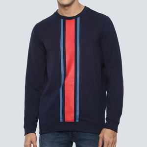 เสื้อสเวตเชิ้ตผู้ชาย ผ้าฝ้าย 100% เนื้อหนา ผ้าฟลีซ ลายเรียบ ถักทอ ป้องกันการยับ - Product Image 6