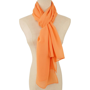 Solid Color Muslim Women Dupatta for Sale Low Price <b>Chiffon</b> Women <b>Scarf</b> Dupatta Best Quality - Product Image 4