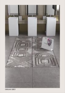 Azulejos de Porcelana con Diseño Tallado, 600X600MM 24X24, Azulejos de Cerámica Vitrificados Premium para Decoración Interior Moderna - Product Image 4