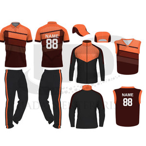 Ensemble d'uniformes de cricket personnalisables pour hommes, grandes tailles, respirant, avec impression numérique, logo personnalisé et méthode de sublimation des couleurs - Product Image 1