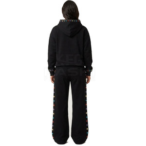 Classic Design Winter Solid Casual Men Tracksuit Two-Piece Set with Matching <b>Jacket</b> and Pants 100% Cotton for Everyday Wear - Product Image 2