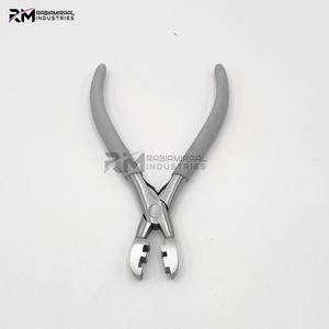 RMI Super Product Customized Plier Stainless Steel Silver Shin Tip And Silver Grip Plier For Hair Extension Tool - Product Image 3