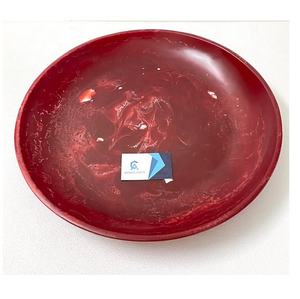 Grand plateau en résine de qualité supérieure hautement poli personnalisé fabriqué à la main toutes les couleurs assiettes de service en résine pour la maison hôtel restaurant - Product Image 1
