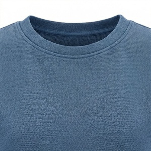 Ensemble 2 pièces pour femme en coton uni, col rond, manches courtes, coupe ample, au-dessus du genou, tenue décontractée printemps-été - Product Image 4