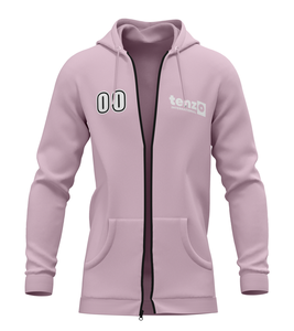 2025 Hombres de moda Sudadera con capucha con cremallera completa OEM ODM Sudadera Tela de mezcla de algodón con acabado de alta calidad - Product Image 2