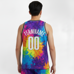 Latest Basketball Jersey Design Reversible Wholesale Team Basketball Wear Men Clothing Custom Basketball Uniforms - Product Image 2