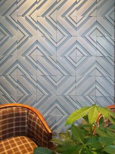 Azulejos de Pared 3D Modernos de Cemento Sólido Antideslizantes de 12mm/20mm para Baño, Villa, Centro Comercial, Supermercado y Apartamento - Product Image 4