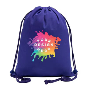 Mochila con Cordón Ajustable, Personalizable con Logotipo, Unisex, a Rayas, Reutilizable, para Gimnasio, Deportes, Playa, Escuela, Regalo, Impermeable, de Nailon y Poliéster - Product Image 3