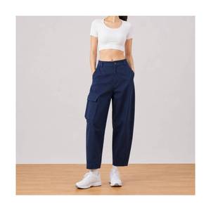 Women's Casual Corduroy Tapered Capri Pants - Product Image 1
