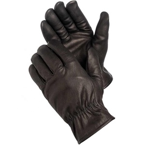 Gants de conduite d'hiver unisexes en cuir de qualité supérieure, légers, coupe-vent, modèle à doigts complets 120, fabriqués au Pakistan par GEO BROTHERS - Product Image 1