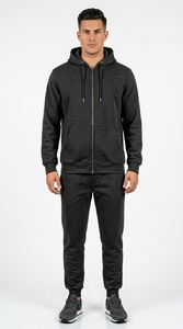 Plain Hoodie And Sweatpants Set Stylish Streetwear Apparel <b>Tracksuit</b> For man - Product Image 5