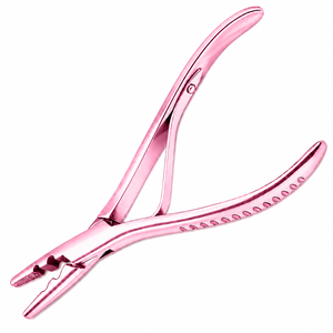 Pinzas Profesionales de Acero Inoxidable para Extensiones de Cabello, para Instalación y Extracción de Anillas Micro - Product Image 5