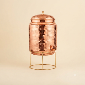 Handcrafted Copper <b>Water</b> Storage Urn from Indian exports international.(Certified pure copper) - Product Image 1