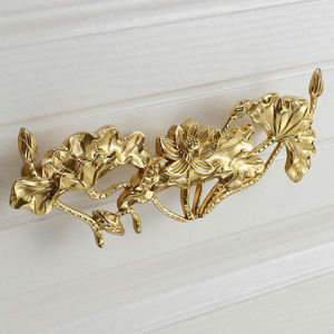 Poignées de tiroir en laiton, poignées de meuble, quincaillerie de décoration intérieure et extérieure pour cuisine, commode, porte - Product Image 2