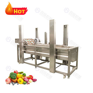 เครื่องซักผ้าสตรอเบอร์รี่แบบฟองสแตนเลสขนาดเล็กแบบอัตโนมัติสำหรับผักผลไม้พริกแอปเปิ้ล - Product Image 1