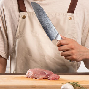 Cuchillo de Cocina de 7 Pulgadas con 67 Capas de Acero VG10 y Mango de Resina Azul - Product Image 5