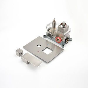 Valvola deviatrice a 2 vie in ottone massiccio per doccia, kit di sostituzione per miscelatore e maniglia doccia, rubinetti per vasca e doccia - Product Image 6