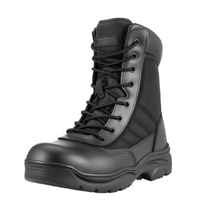 Stivali Tattici da Combattimento da Uomo 8 Pollici, Leggeri e Traspiranti, con Cerniera Laterale per Moto, Scarpe di Sicurezza Interceptor - Product Image 2