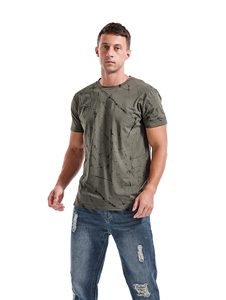 T-shirt pour homme en sublimation, 100% coton, mode estivale, haute qualité, léger, séchage rapide, écologique, coupe ample, manches courtes - Product Image 5