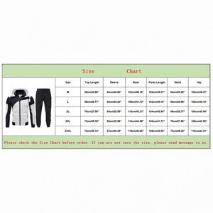 Vente en gros d'usine, survêtement de haute qualité avec logo personnalisé, ensemble de jogging pour hommes - Product Image 6