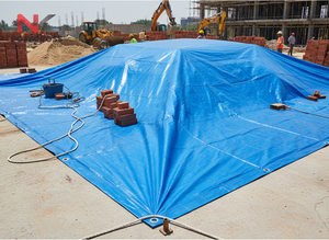 Bâche toutes saisons pour matériaux, stabilisée aux UV, haute résistance, pour la protection des matériaux en entrepôt, construction et industrie - Product Image 2