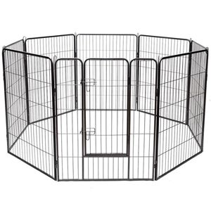 Recinto per Animali Domestici in Ferro Solido con Cancello - Impermeabile e Resistente - Product Image 3