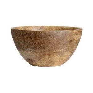 Bol de service en bois de manguier naturel fait main, écologique, rond, pour salade, cuisine, table à manger, vaisselle, décoration de la maison - Product Image 1
