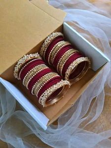Reasonable Prices Glass Churiya Set for Party & Casual Wear Hot Sale Low MOQ High Quality Glass <b>Bangles</b> Sets - Product Image 3