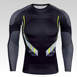 Camiseta Deportiva de Compresión para Hombre, Manga Larga, Protección contra Rozaduras, Material Suave, Evita la Irritación de la Piel - Product Image 2