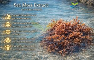 Extrait de mousse marine pure naturelle (Chondrus crispus) de qualité alimentaire, fourni directement par l'usine HGO, rapports d'extraction 5:1, 10:1, 20:1 - Product Image 5