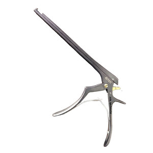 Perforadora de hueso de acero inoxidable de alta calidad Kerrison Rongeur 90 grados corte hacia arriba 140mm longitud 4mm mandíbula 5,12 ancho no estéril - Product Image 5